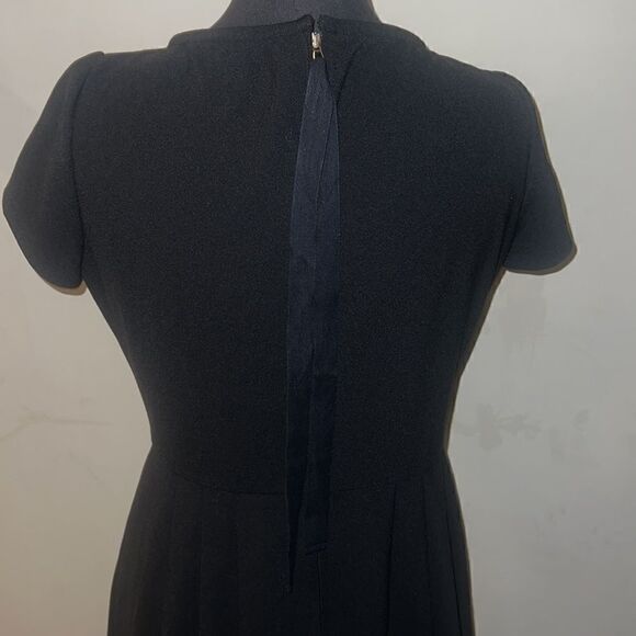 Red Valentino Black Pleated Dress - Picture 8 of 10